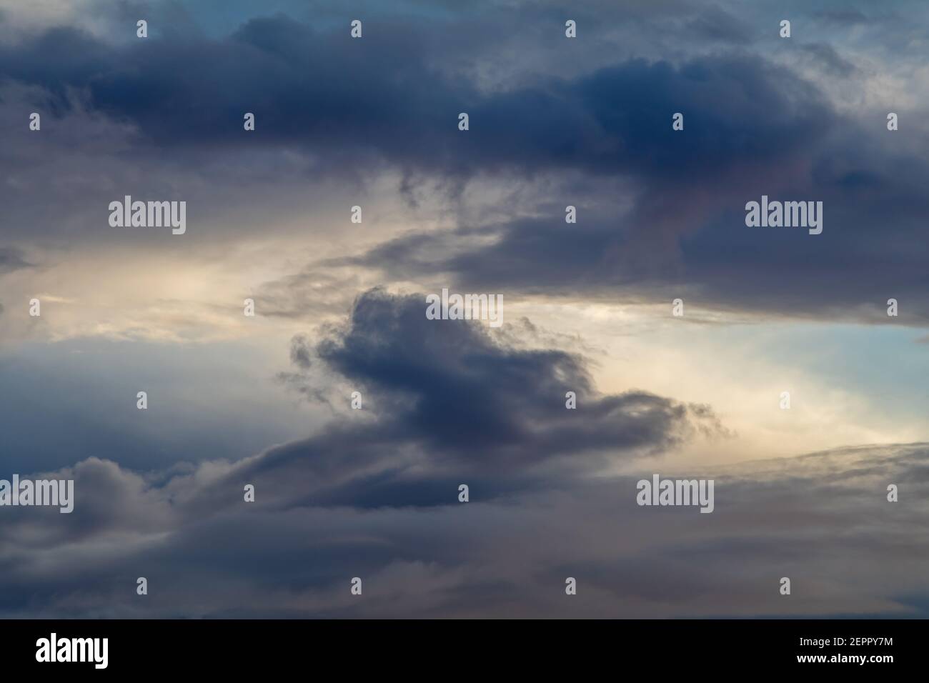 Cloud formation shape Stock Photo