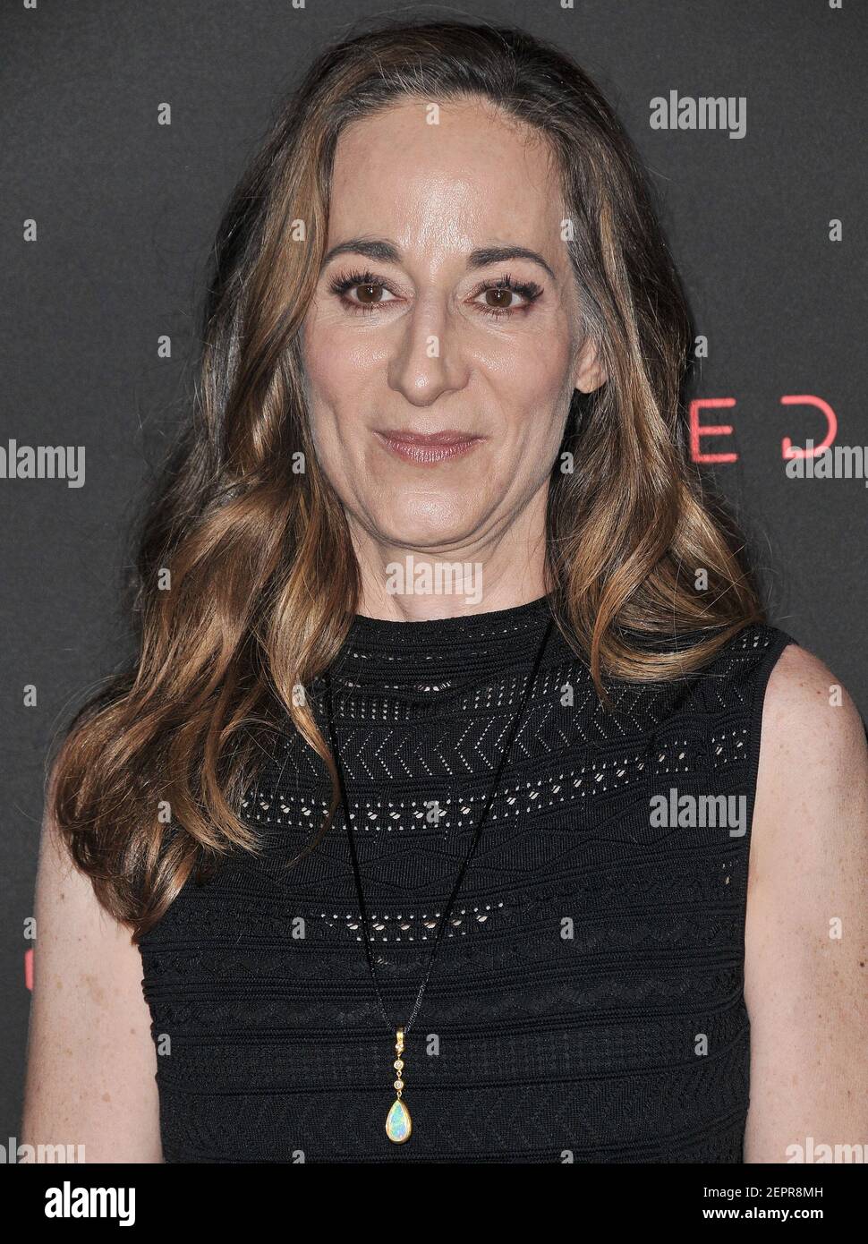 Laeta Kalogridis arrives at Netflix's "Altered Carbon" Season 1 Premiere held at the Mack Sennett Studios in Los Angeles, CA on Thursday, February 1, 2018. (Photo By Sthanlee B. Mirador/Sipa USA) Stock Photo