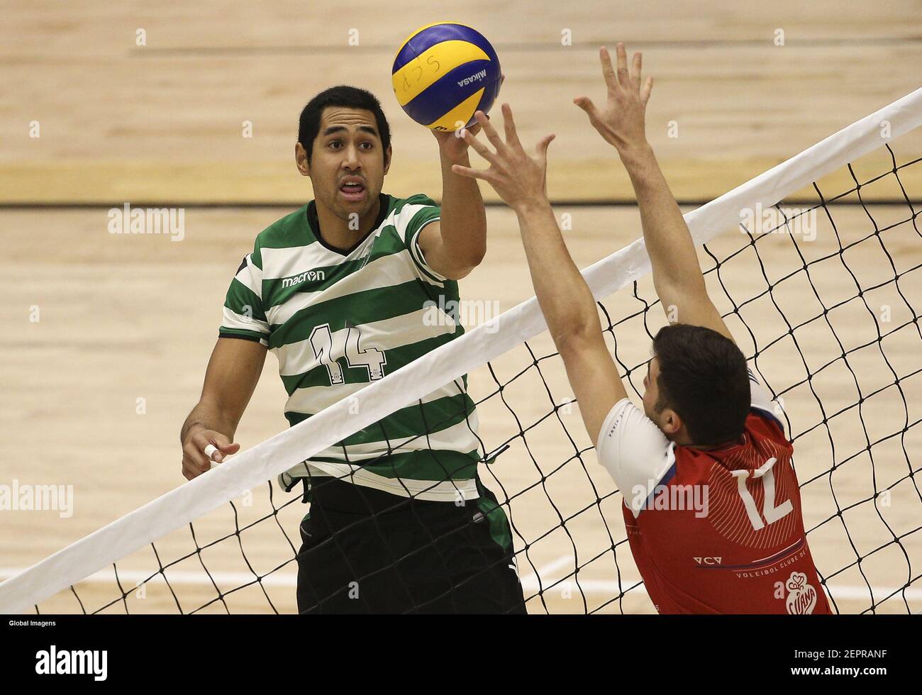 Lisbon, 03/02/2018 - Sporting CP received VC Viana this afternoon at the  João Rocha Pavilion in Lisbon, in a game to count for the 22nd day of the  2017/18 National Volleyball Championship.
