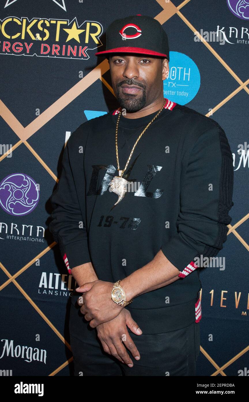 DJ Clue walking on the red carpet at the The 2018 MAXIM Party held at ...