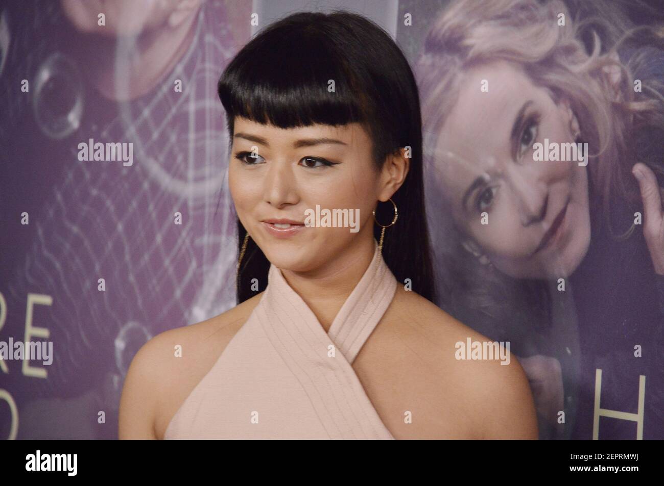 Kiki Sukezane arrives at HBO's "Here And Now" Los Angeles Premiere held