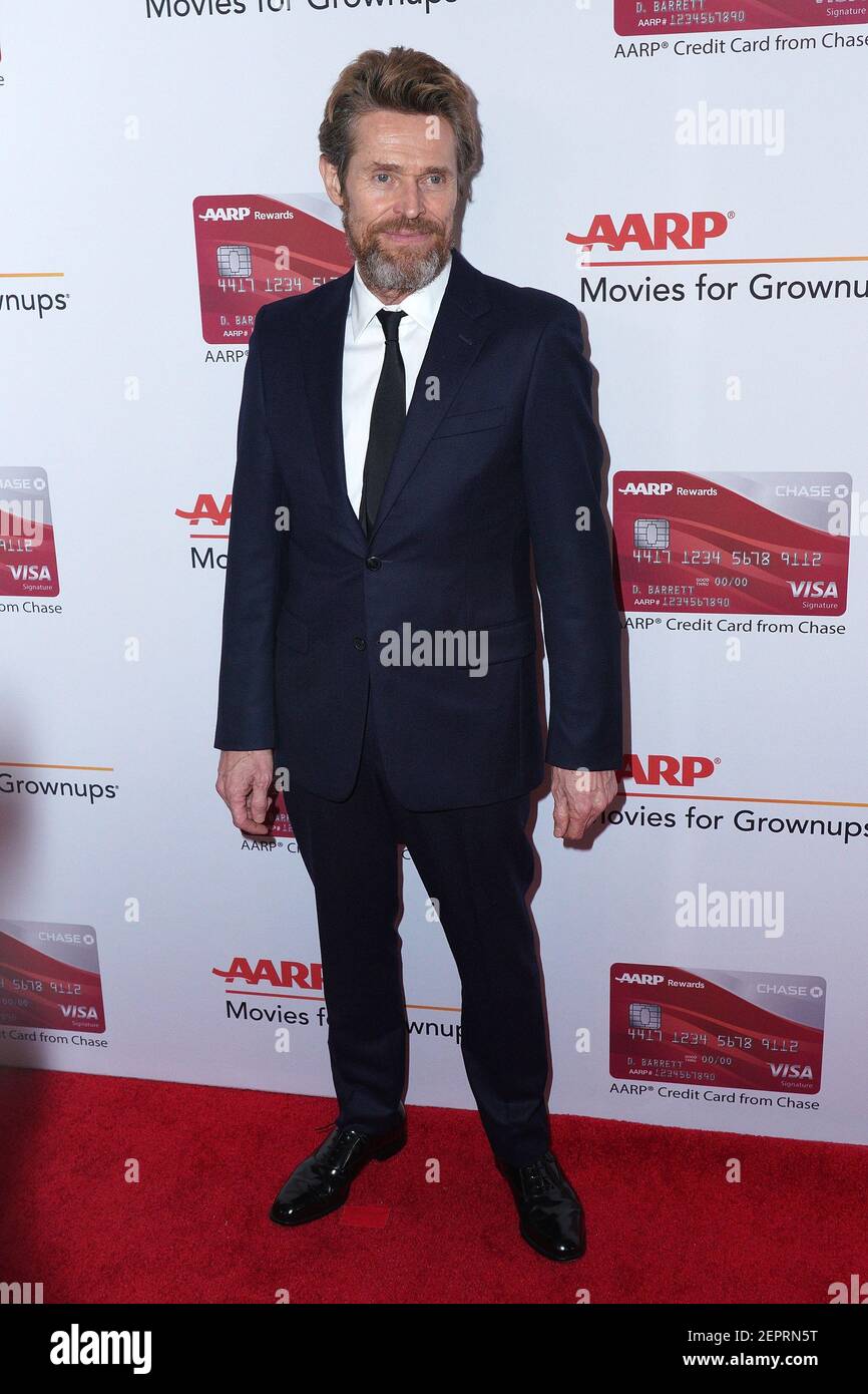 Willem Defoe at the AARP's 17th Annual Movies For Grownups Awards held at the Beverly Wilshire Four Seasons Hotel on February 05, 2018 in Beverly Hills, CA, USA (Photo by JC Olivera/Sipa USA) Stock Photo