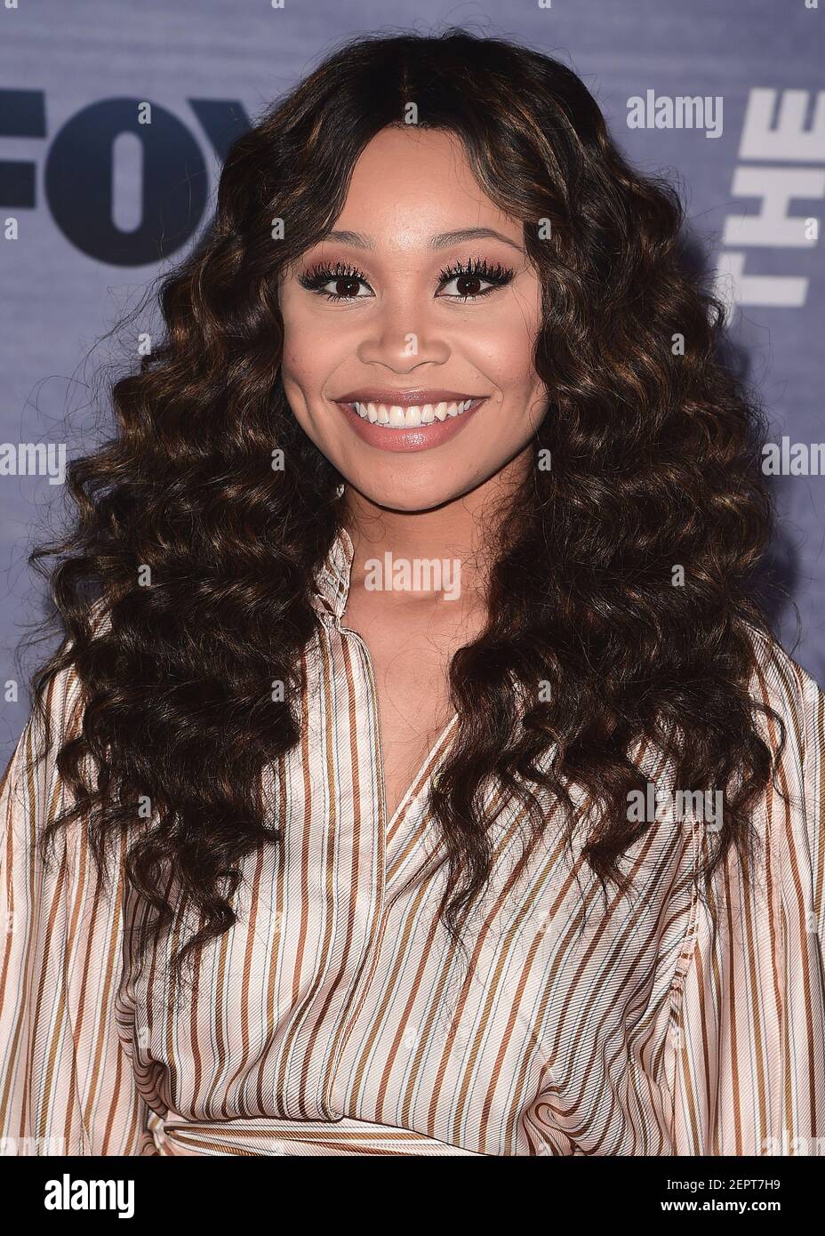 HOLLYWOOD, CA - FEBURARY 8: Evvie McKinney at FOX's 