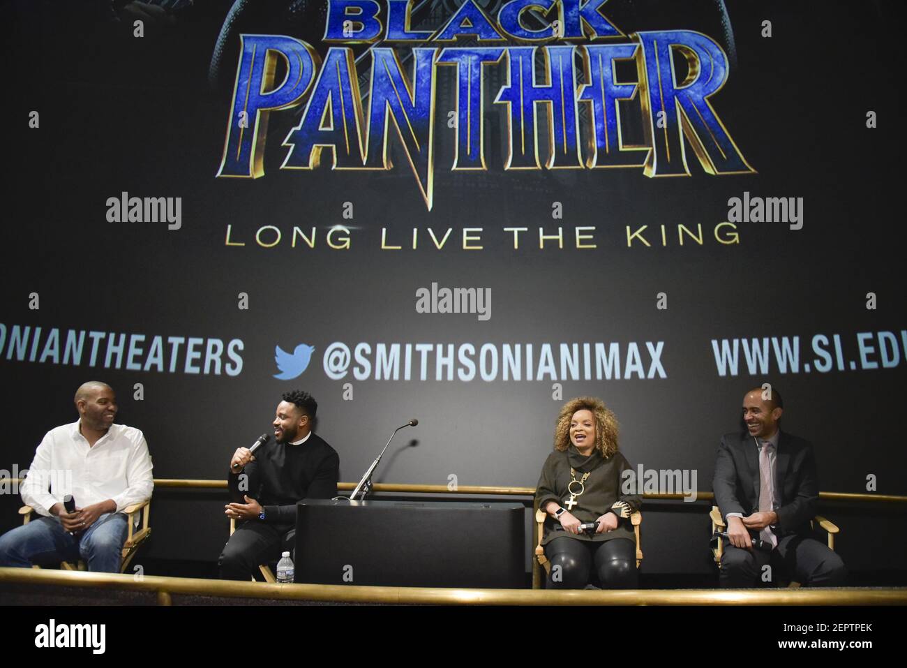 Moderator Ta-Nehisi Coates, Director Ryan Coogler, Costume Designer ...