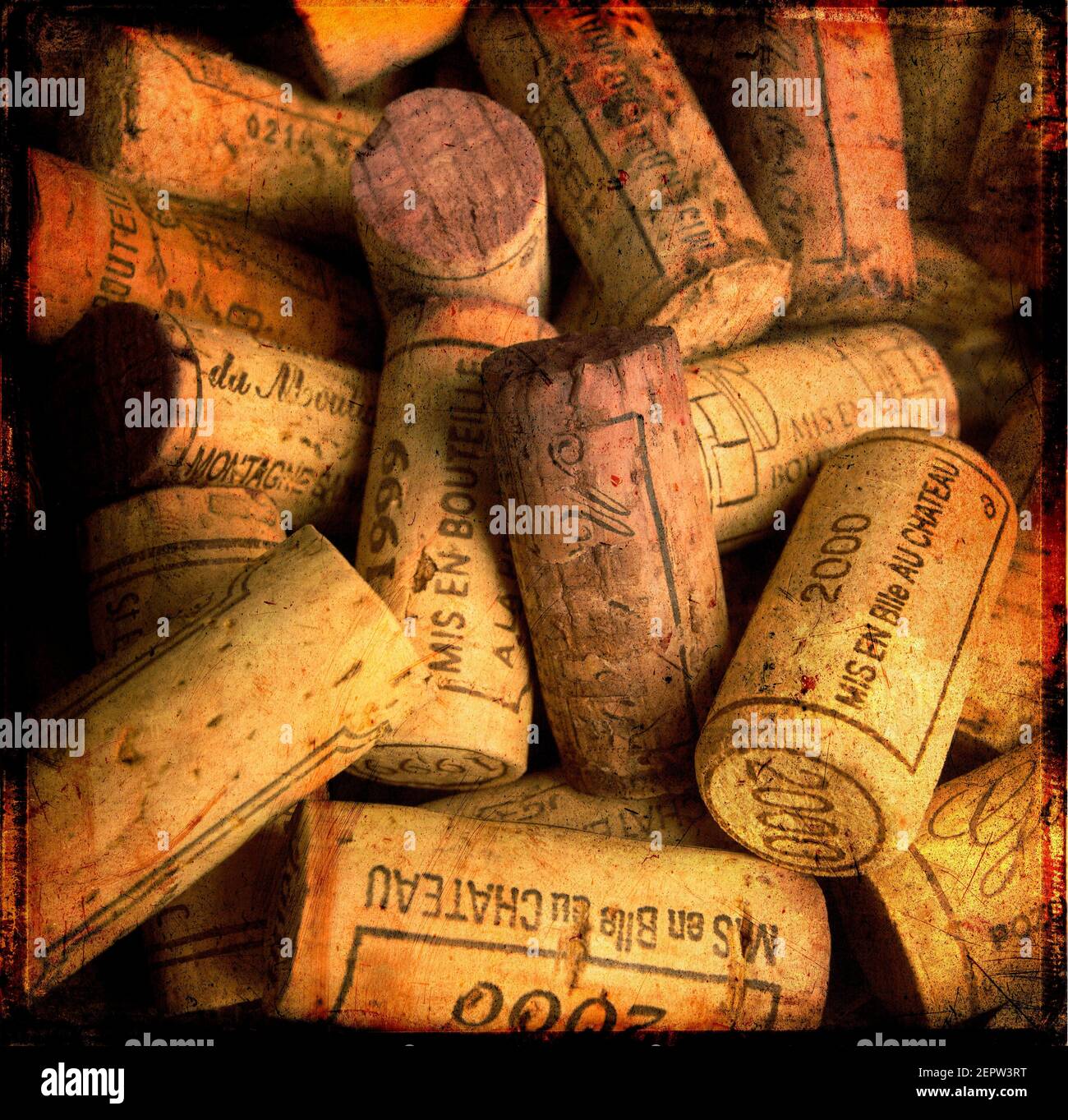 French wine corks Stock Photo