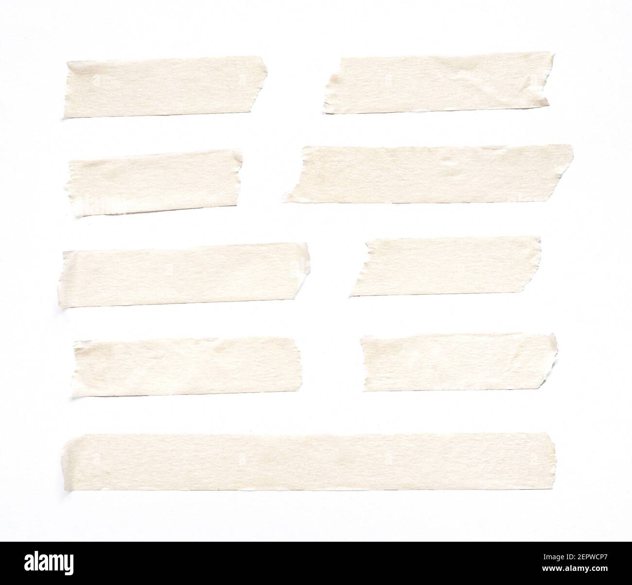 close up of adhesive tape on white background Stock Photo