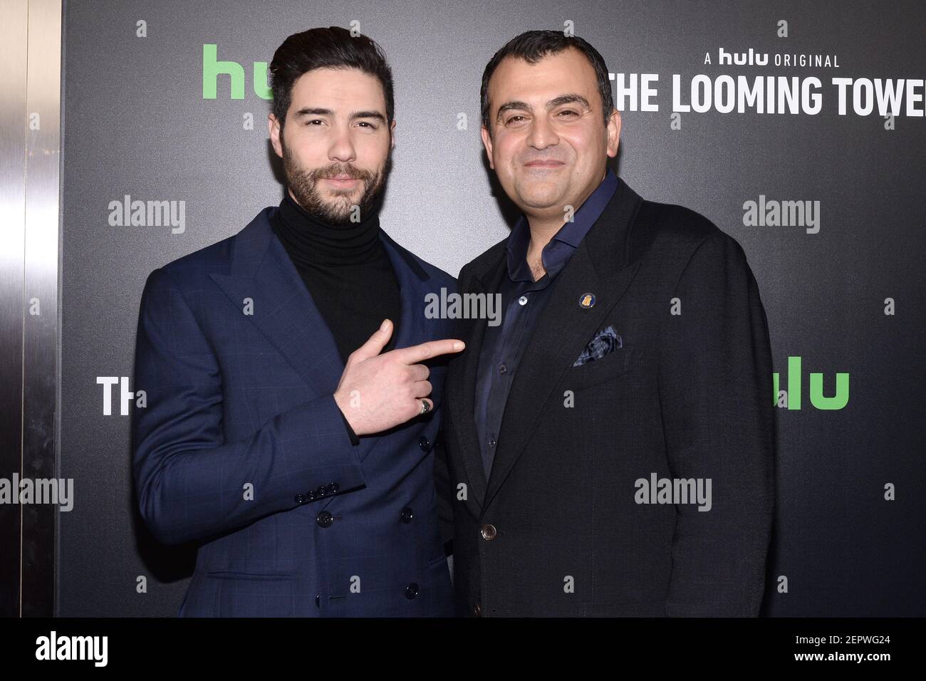 (L-R) Actor Tahar Rahim and Producer Ali Soufan attend 