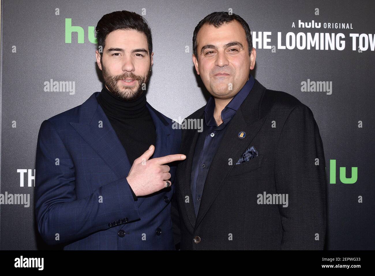 (LR) Actor Tahar Rahim and Producer Ali Soufan attend "The Looming