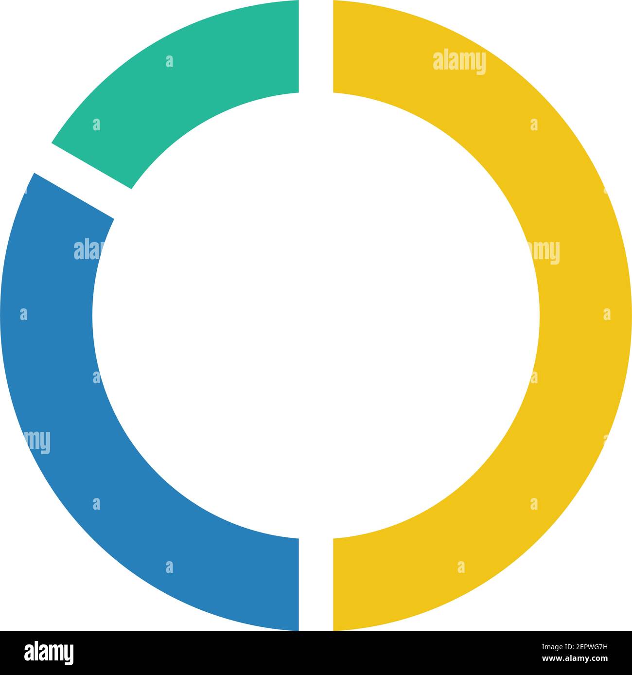 Pie chart icon vector graph diagram symbol for big data analytics ...