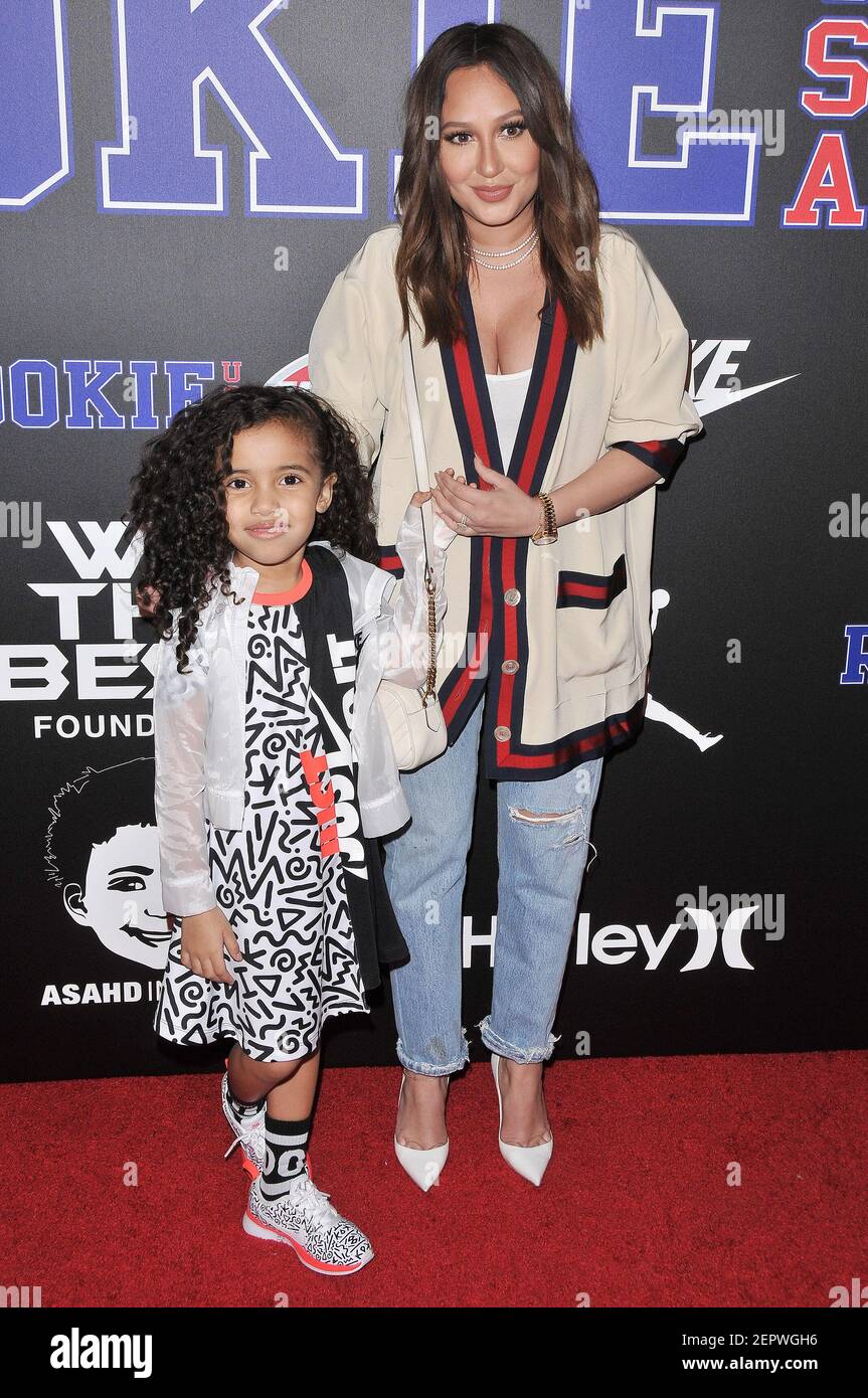 (L-R) Lillie Houghton and Adrienne Bailon arrives at the 2018 Rookie