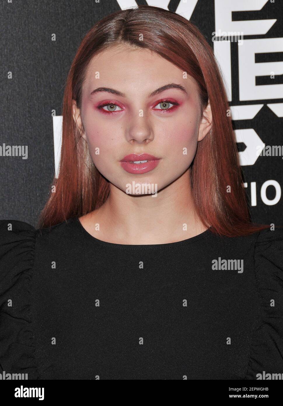 Caitlin Carmichael arrives at the 2018 Rookie USA Fashion Show held at