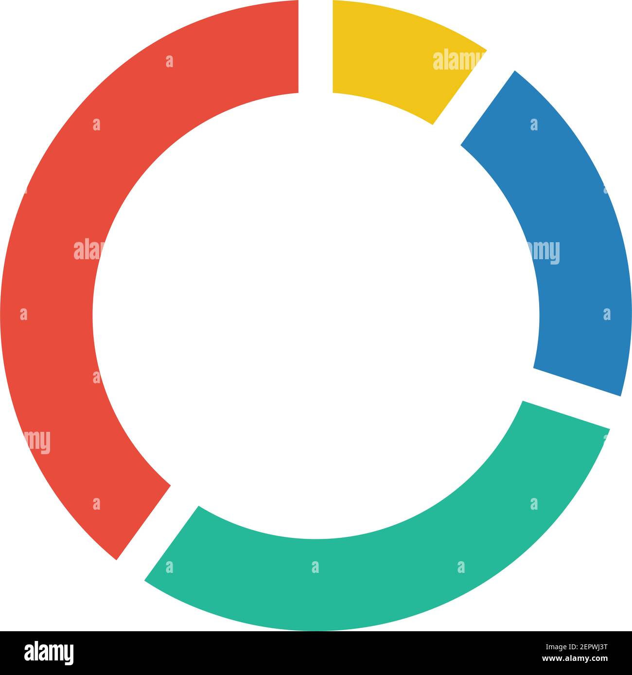 Pie chart icon vector graph diagram symbol for big data analytics ...
