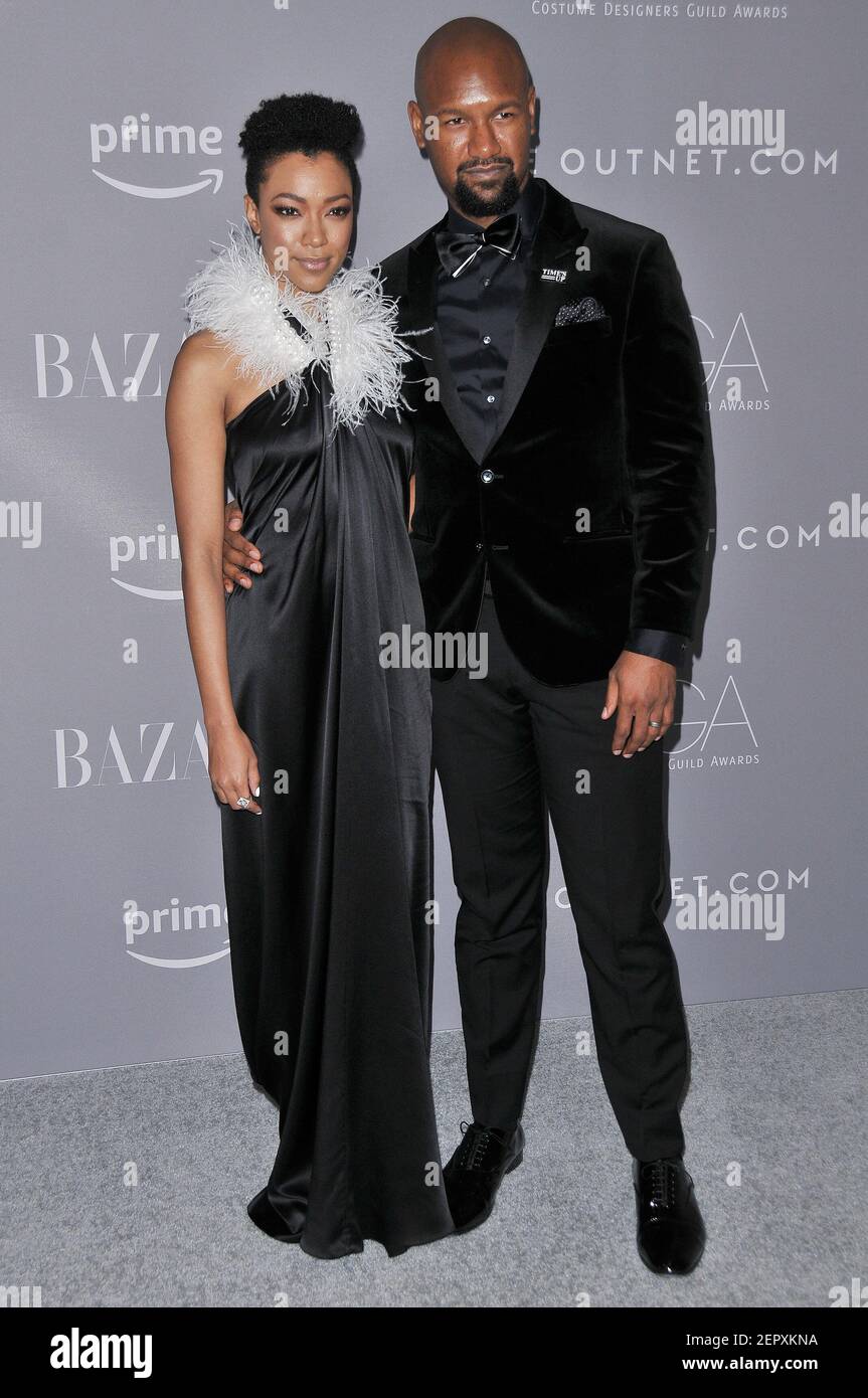 (L-R) Sonequa Martin-Green and Kenric Green at the 20th CDGA (Costume ...