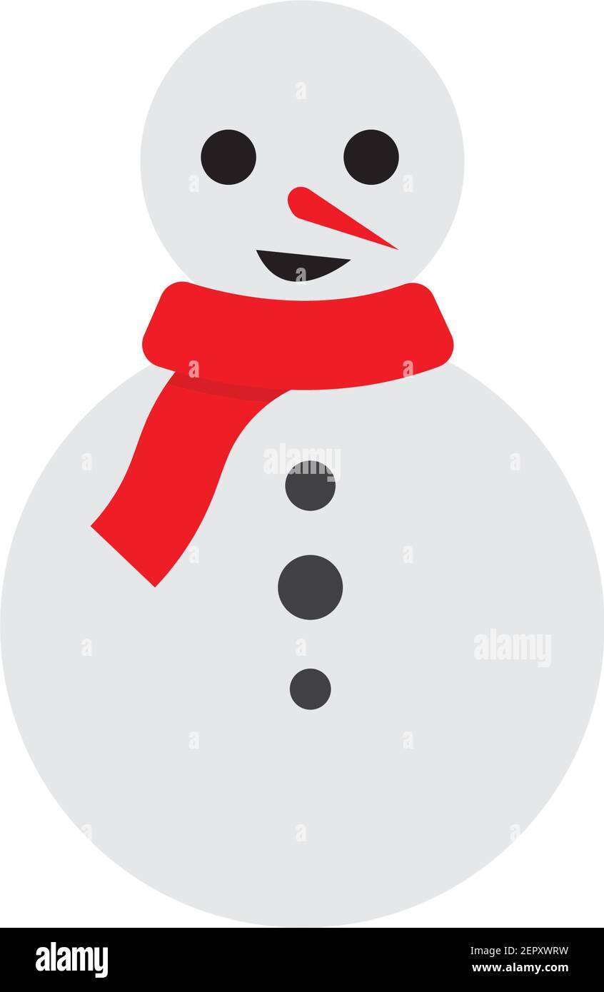 snowman vector icon illustration design template Stock Vector