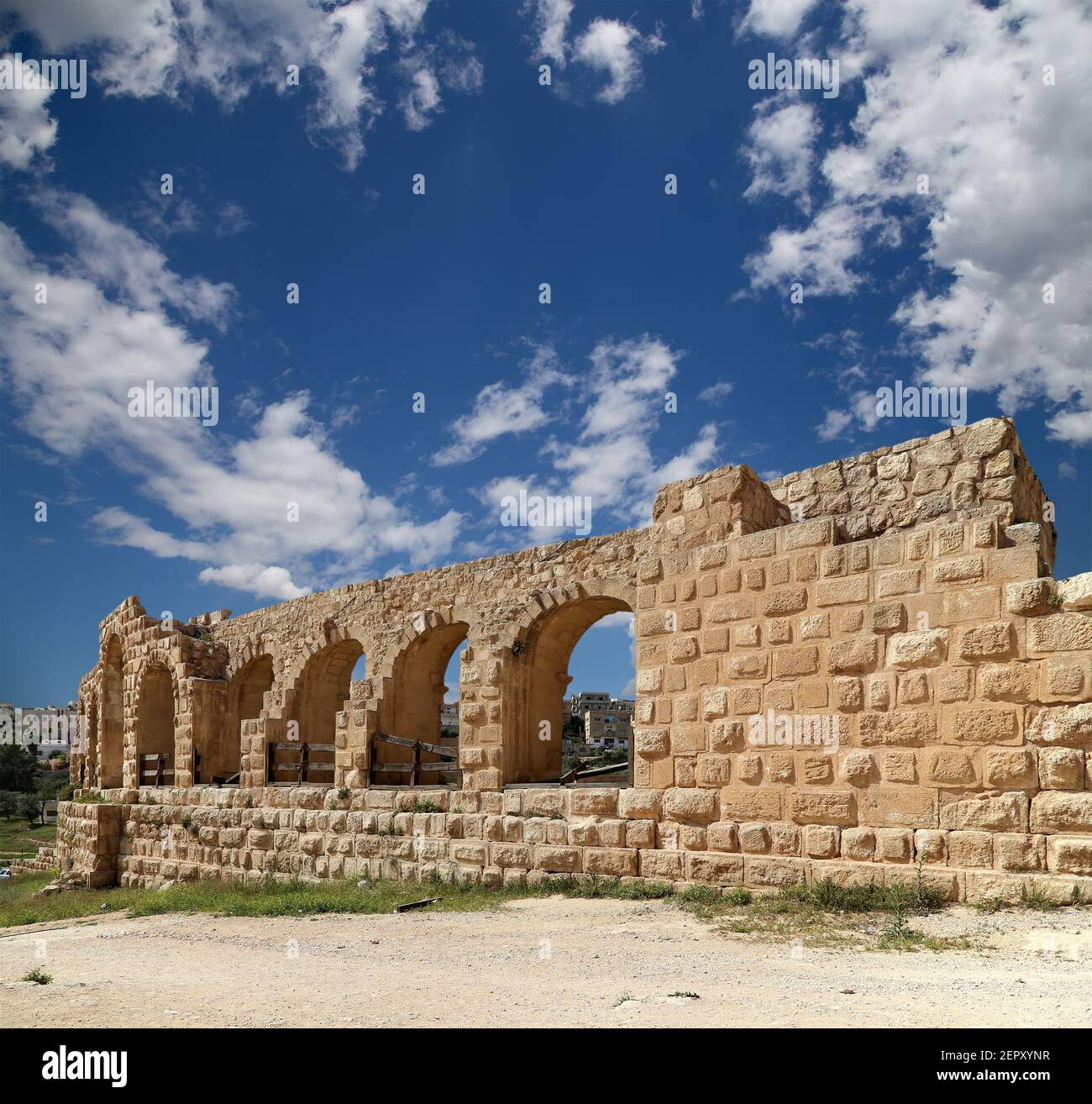 Roman ruins in the Jordanian city of Jerash (Gerasa of Antiquity ...