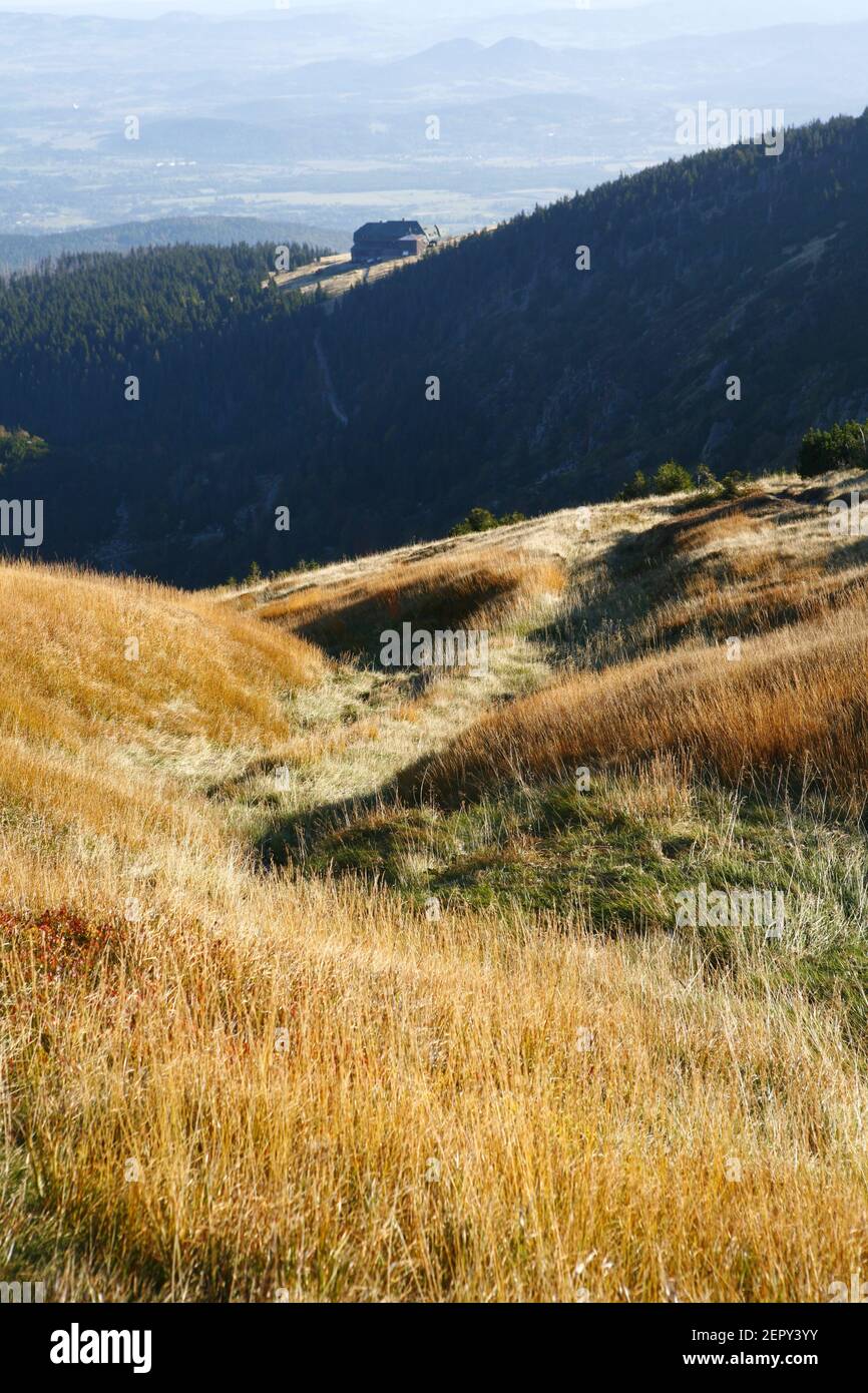 Strzecha Akademicka Poland, Karkonosze Mountains, Strzecha Akademicka schelter, Lower ...