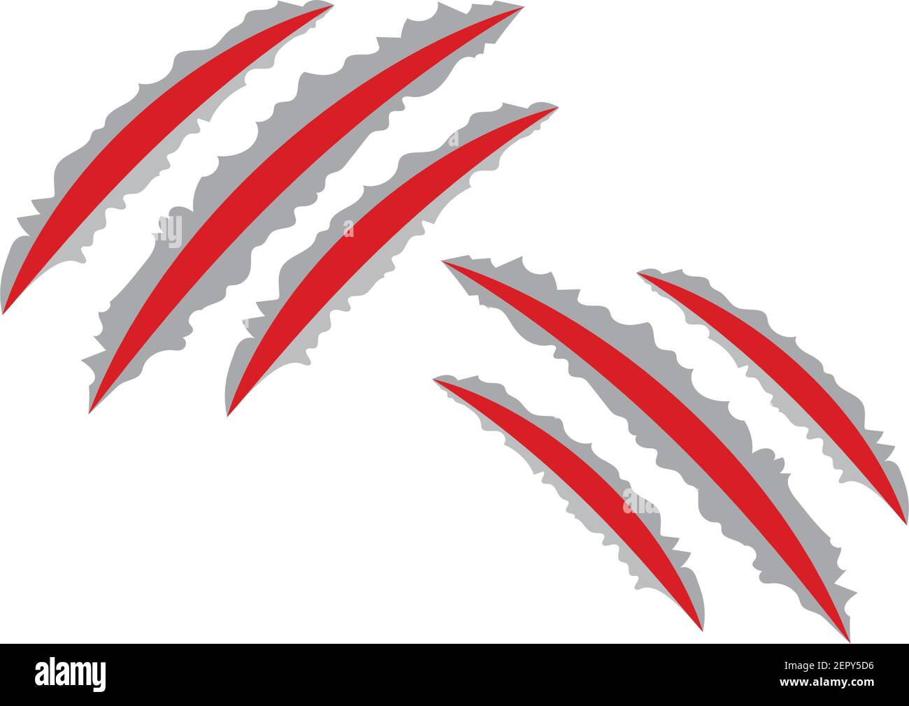 claw,scratches vector illustration design Stock Vector