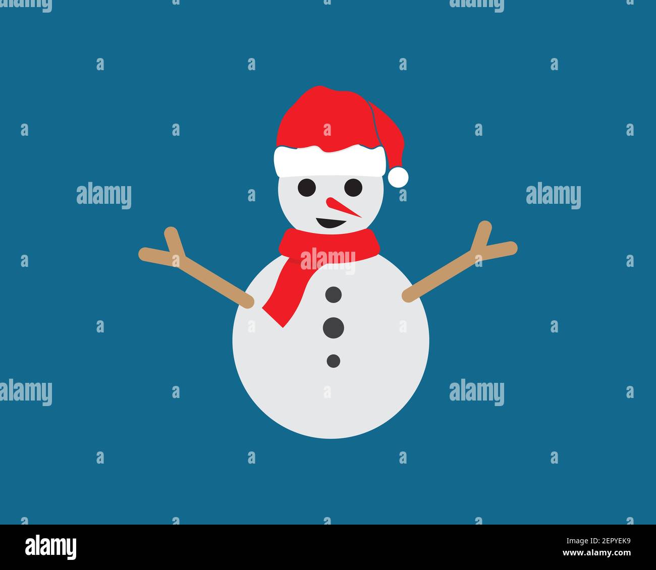 snowman vector icon illustration design template Stock Vector