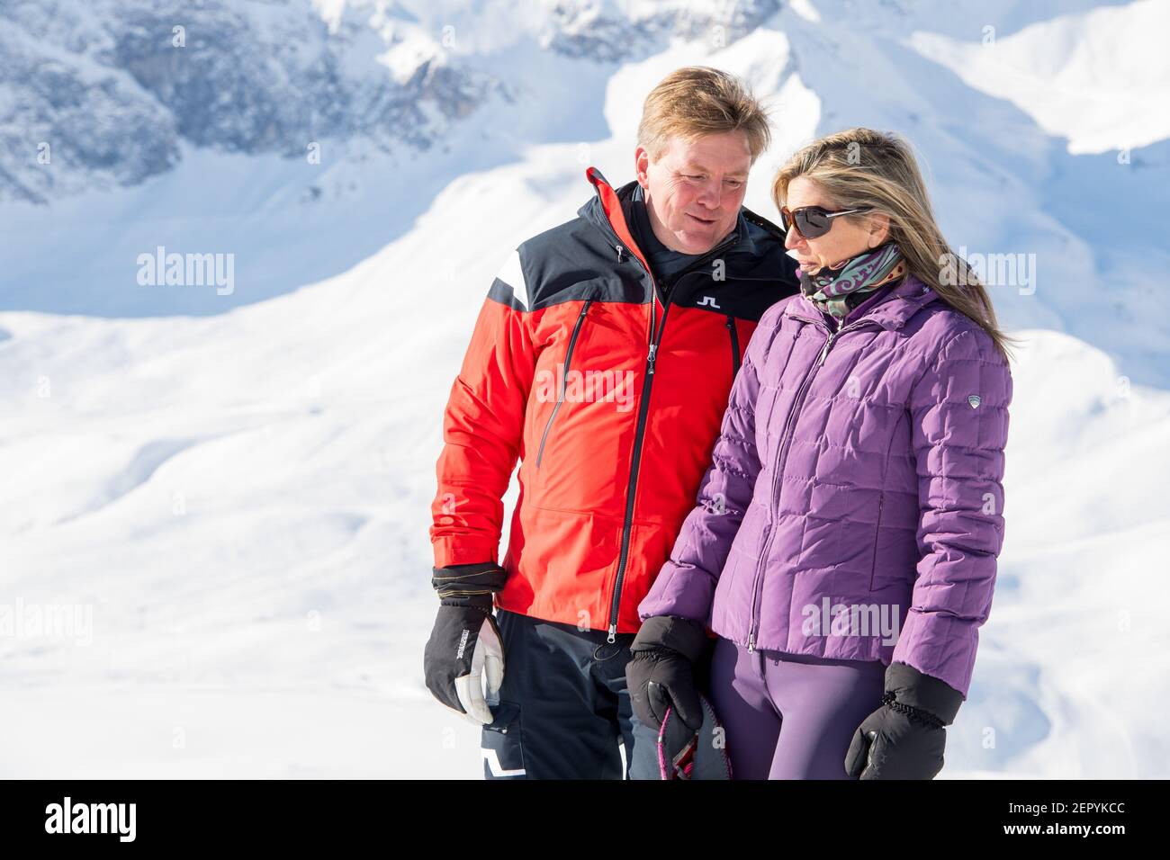 King Willem-Alexander and Queen Maxima during the annual winter Royal ...