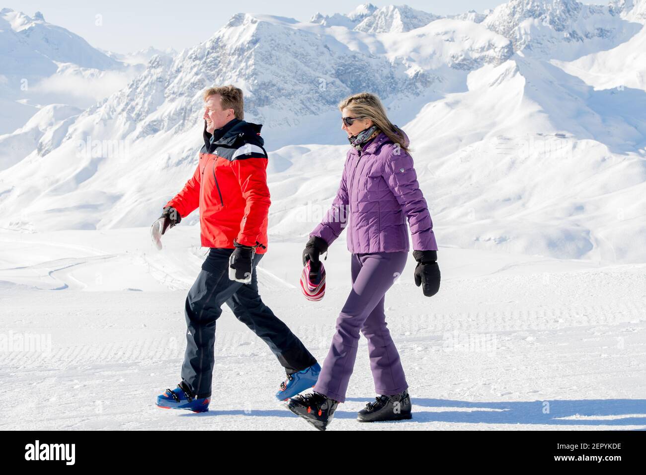 King Willem-Alexander and Queen Maxima during the annual winter Royal ...