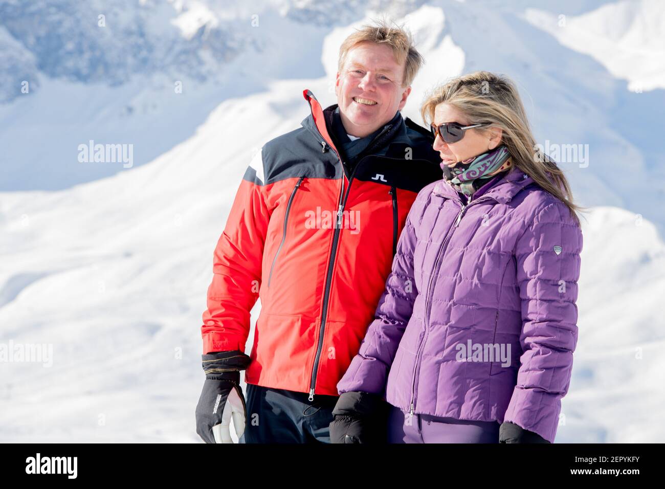 King Willem-Alexander and Queen Maxima during the annual winter Royal ...
