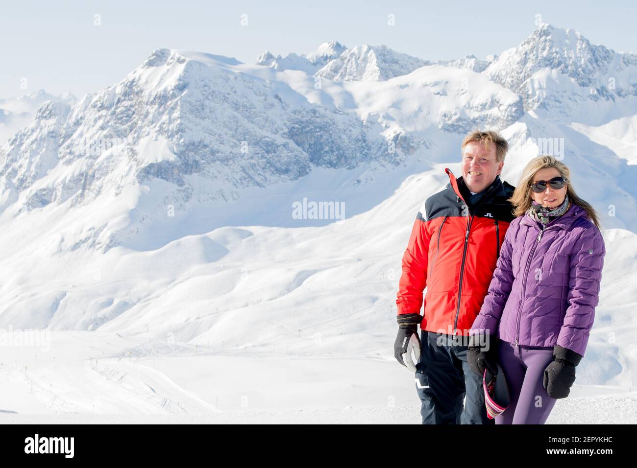 King Willem-Alexander and Queen Maxima during the annual winter Royal ...