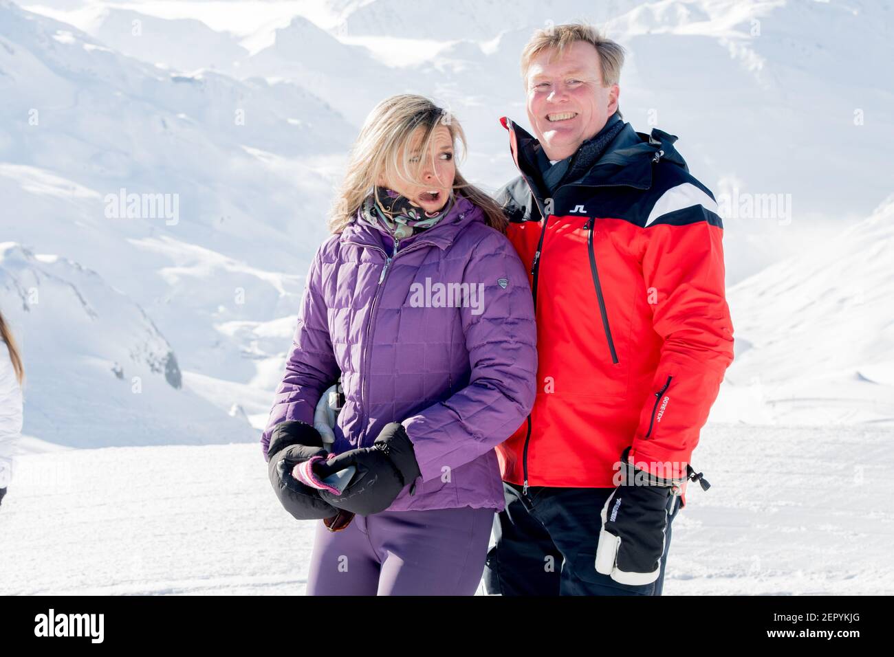 King Willem-Alexander and Queen Maxima during the annual winter Royal ...