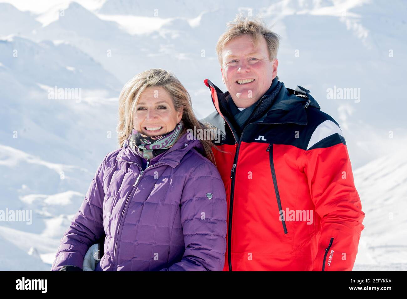 King Willem-Alexander and Queen Maxima during the annual winter Royal ...