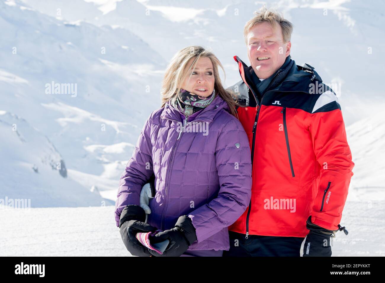King Willem-Alexander and Queen Maxima during the annual winter Royal ...