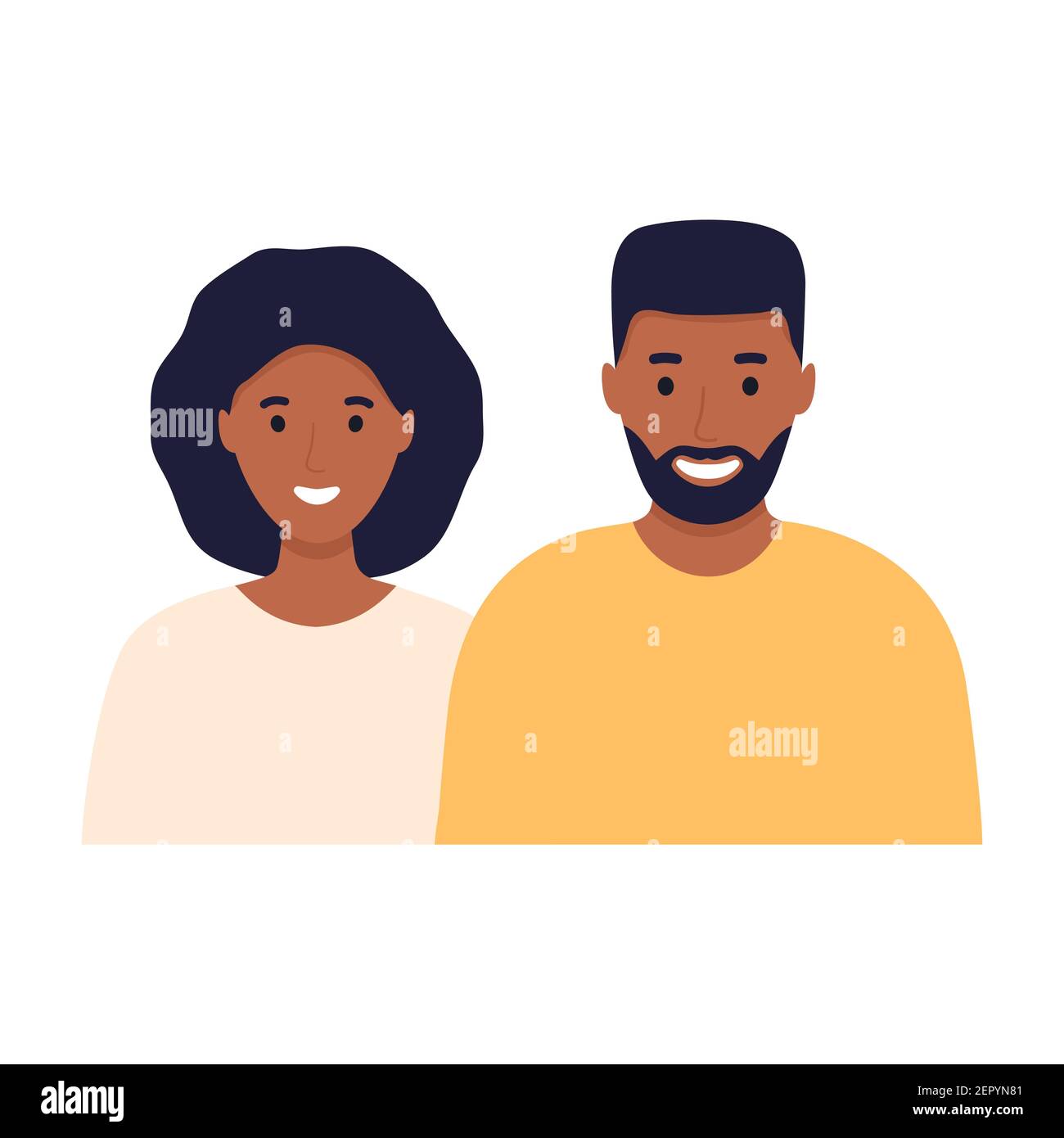 Illustration sister brother adult hi-res stock photography and images -  Alamy