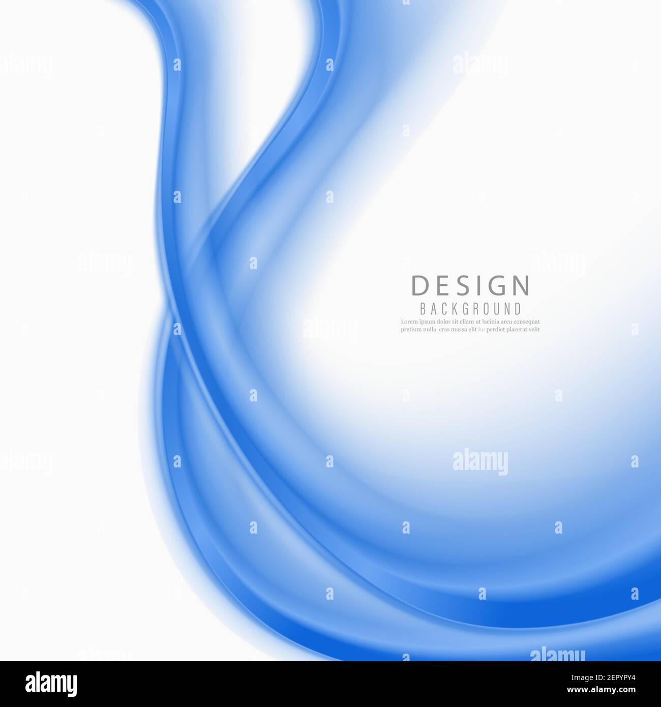 Blue abstract wave background Blue wave flow Stock Vector Image & Art ...