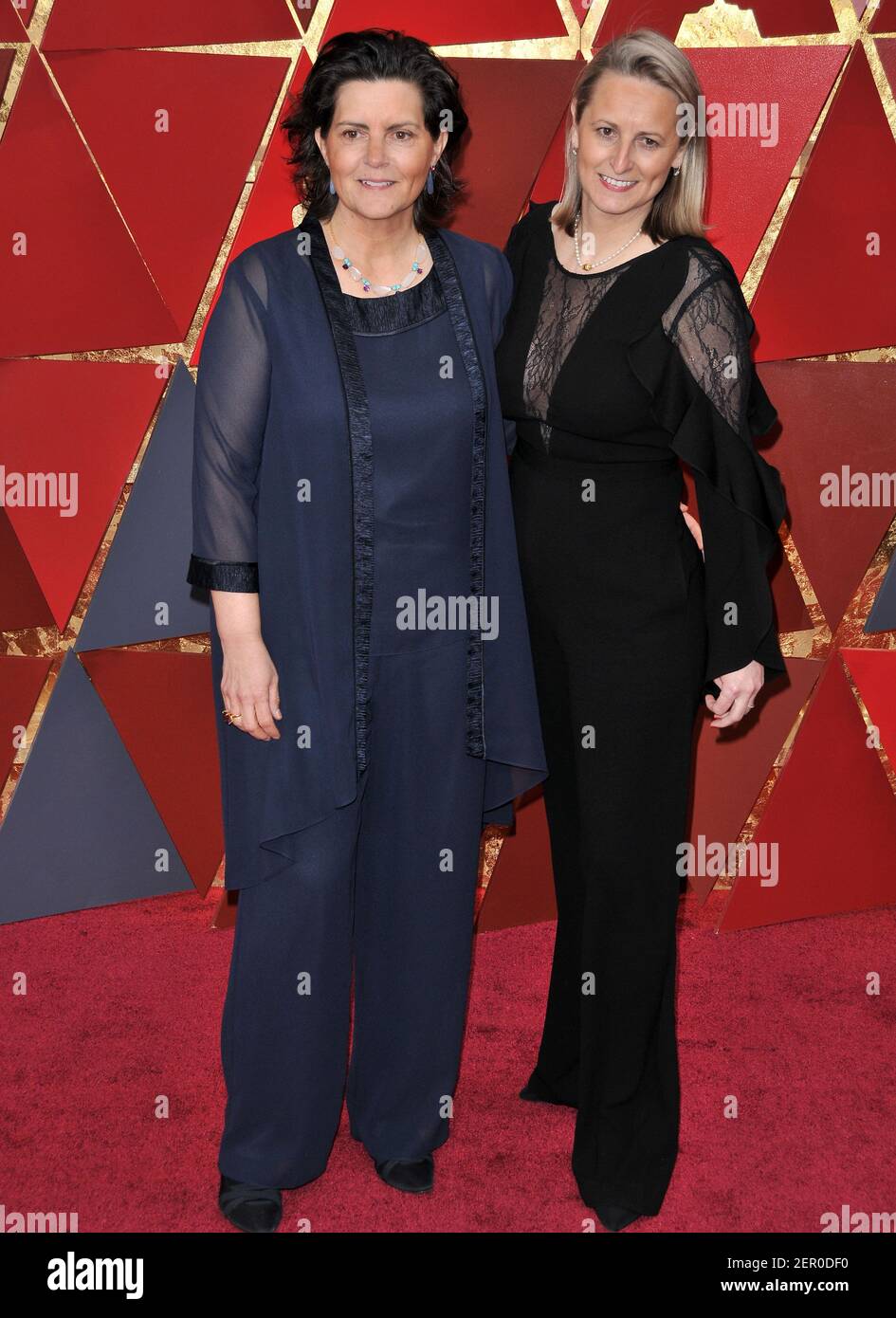 Tatiana S. Riegel walking on the red carpet during the 90th Academy ...