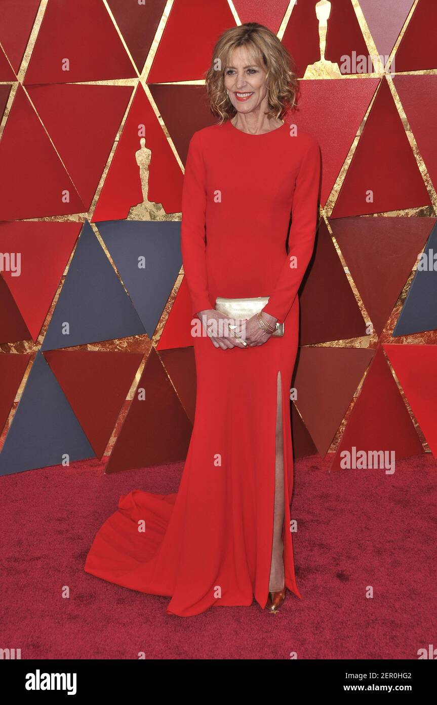 Christine Lahti walking on the red carpet during the 90th Academy ...