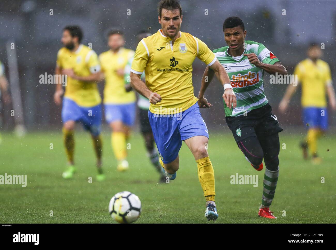 Arouca 03 03 2018 Arouca Football Club Received This Afternoon Sporting Clube De Covilha In The Municipal Stadium Of Arouca In Game To Count For The 28th Day Of The Ii Liga 2017 18
