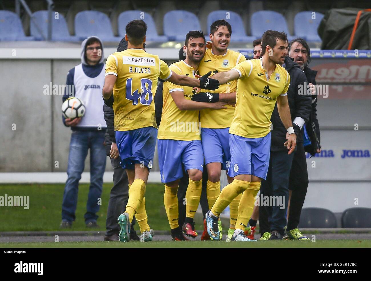 Arouca 03 03 2018 Arouca Football Club Received This Afternoon Sporting Clube De Covilha In The Municipal Stadium Of Arouca In Game To Count For The 28th Day Of The Ii Liga 2017 18