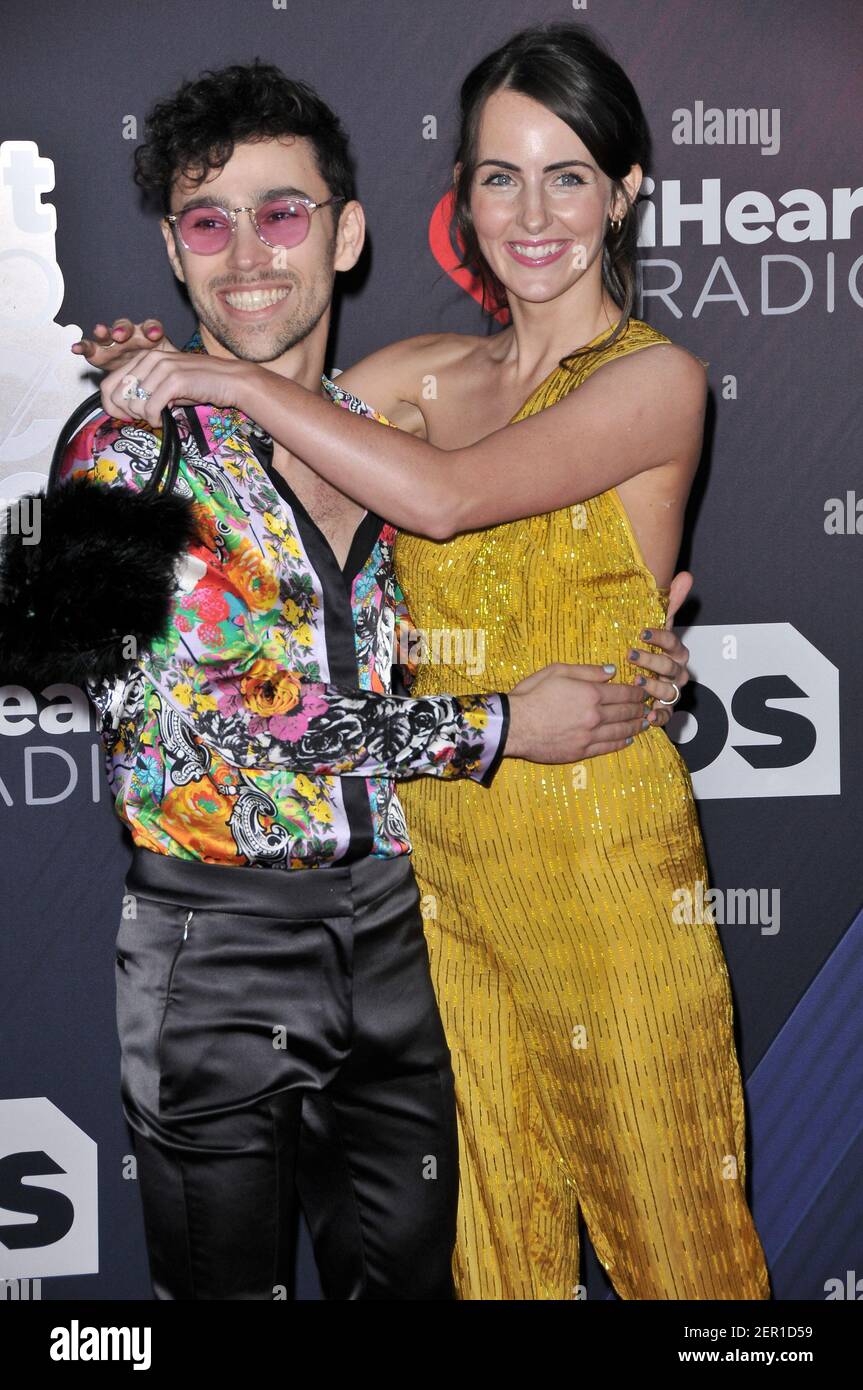 Emily Schneider And Max Schneider At The 2018 Iheartradio Music Awards