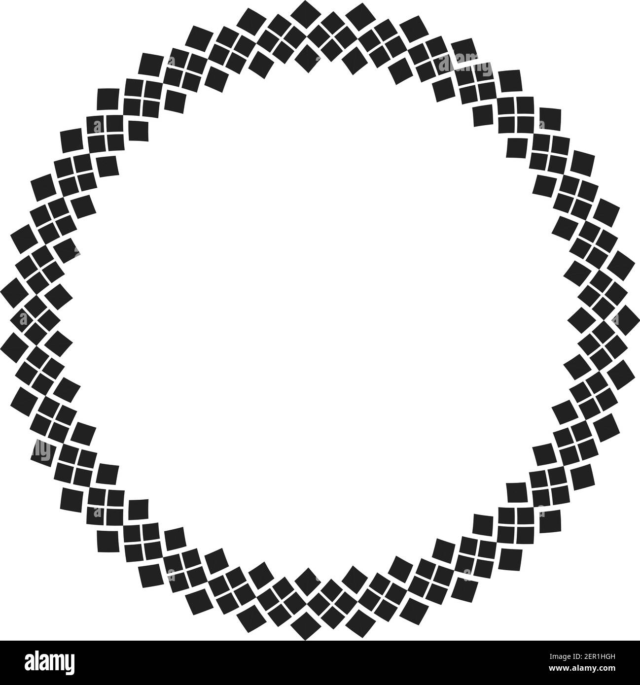 Chinese round frame and outline elements. Oriental decorations Stock ...