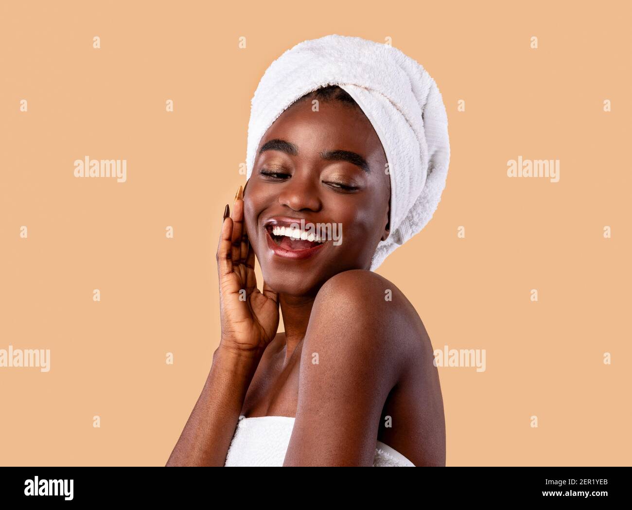 Small Towel Face Cleaning Topdown Isolated Stock Photo 1158822964
