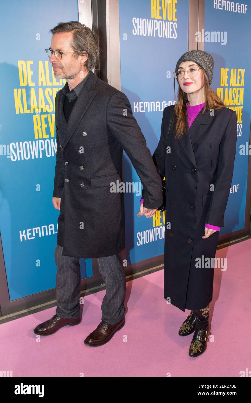 Carice van Houten with her partner Guy Pearce at the premiere of the