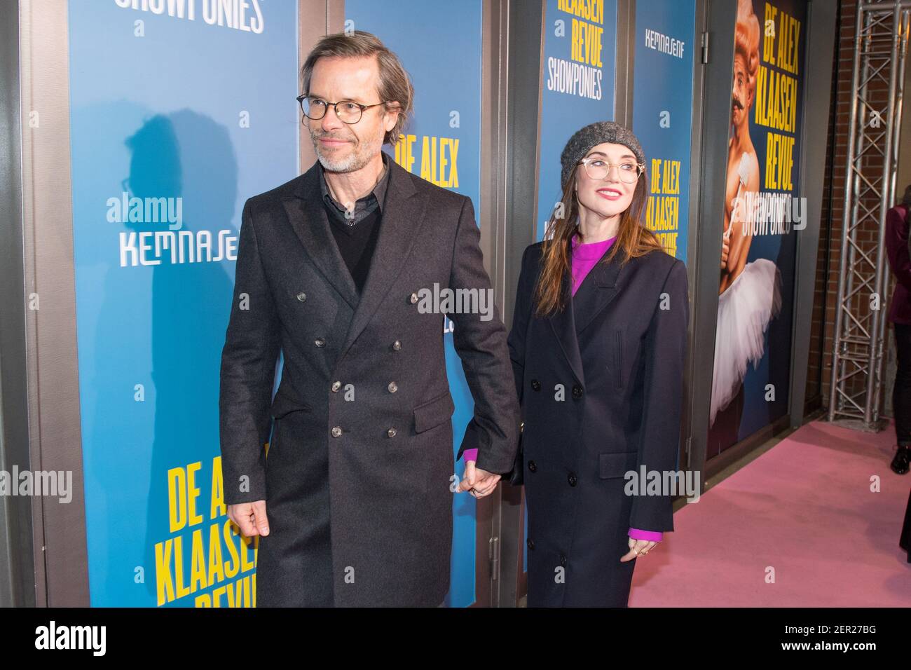 Carice van Houten with her partner Guy Pearce at the premiere of the