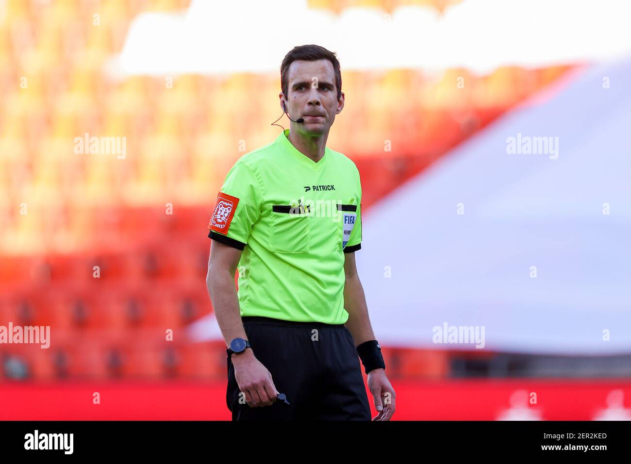 LIEGE, BELGIUM - FEBRUARY 28: Albert Sambi Lokonga of RSC