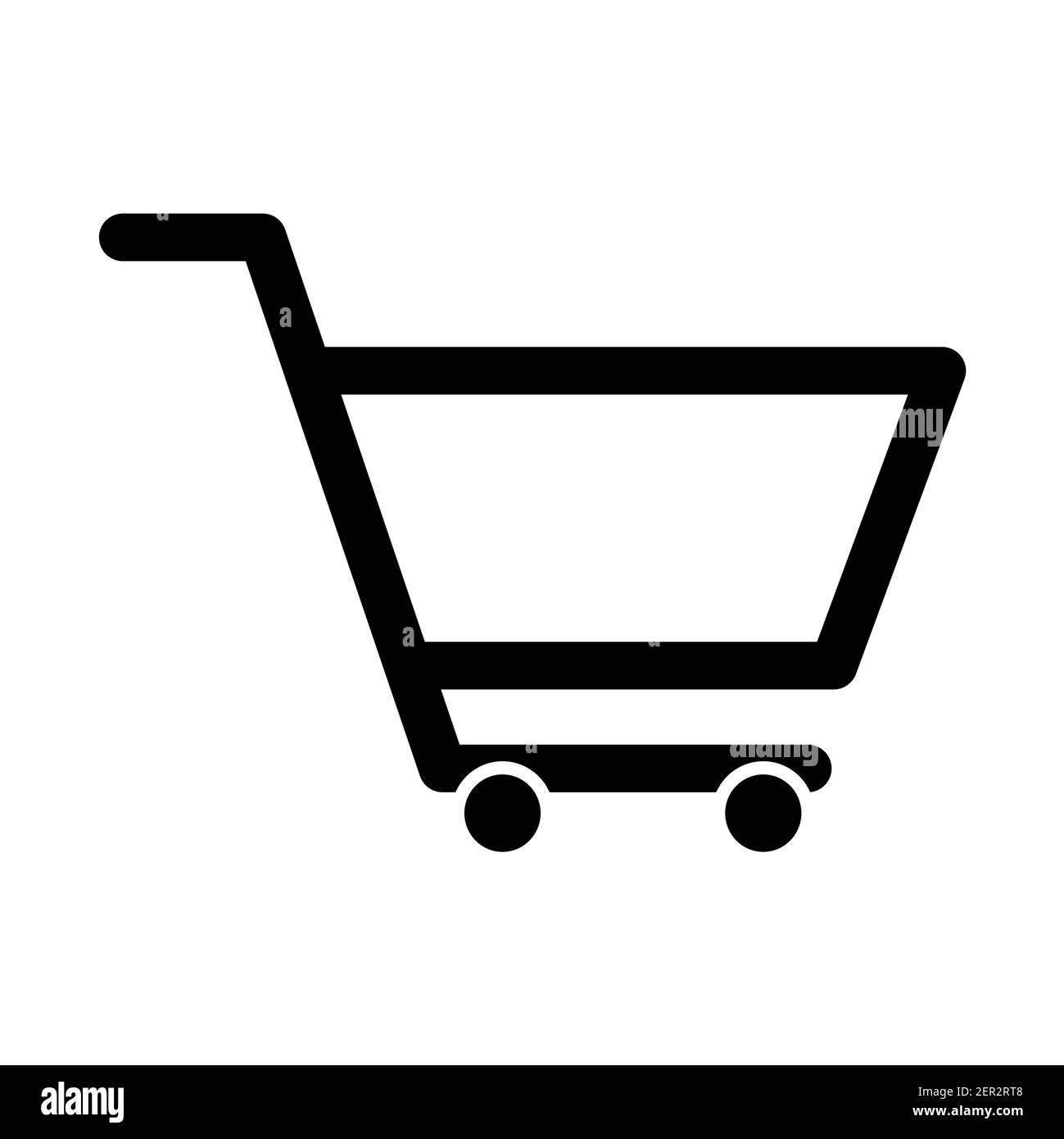 Shopping cart sale icon, market story shop vector illustration symbol