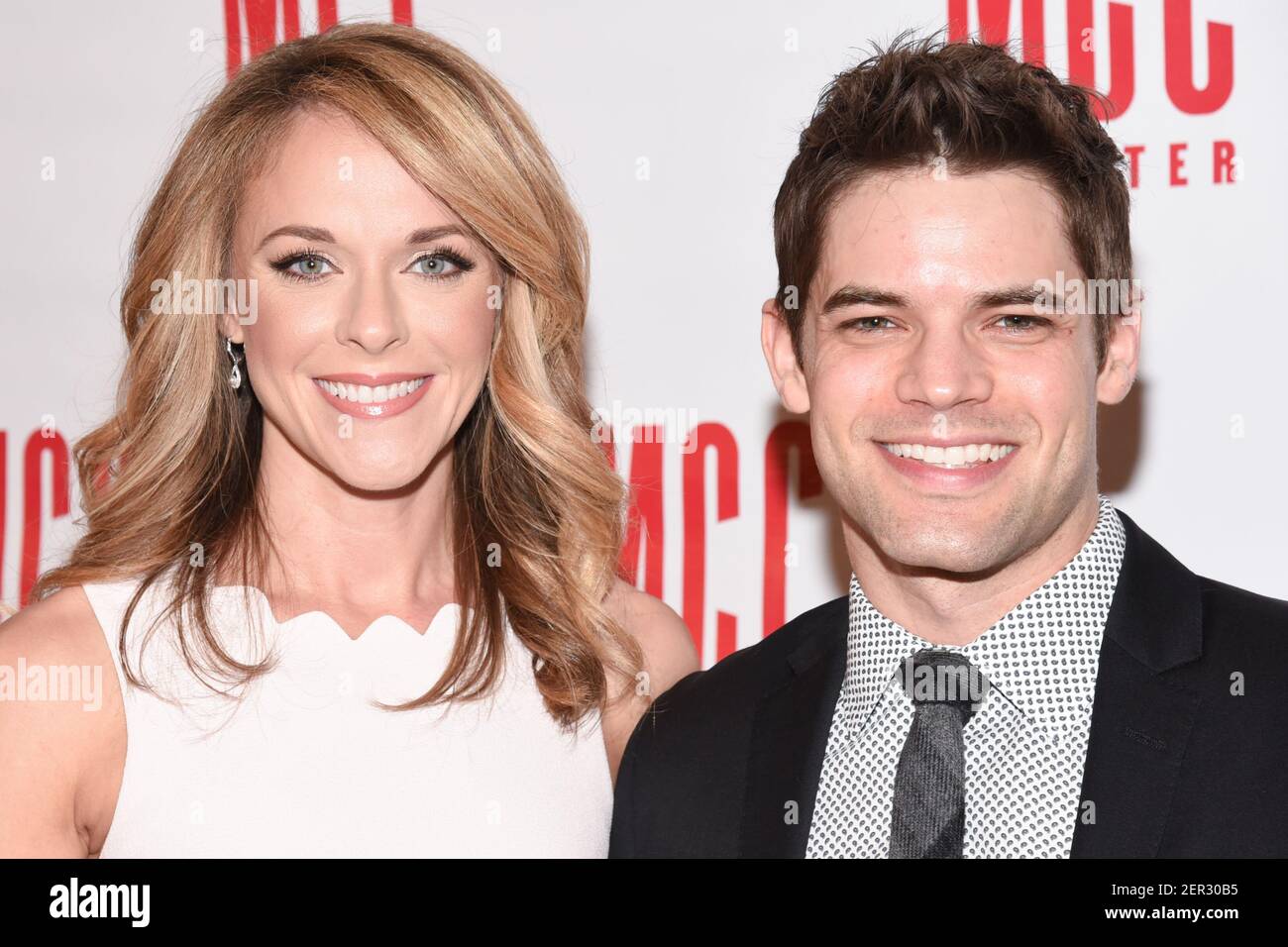 Ashley Spencer and Jeremy Jordan attend MCC Theater Presents Miscast on March 26, 2018 in New York City, USA. (Photo by Daniela Kirsch/NameFace/Sipa USA Stock Photo - Alamy