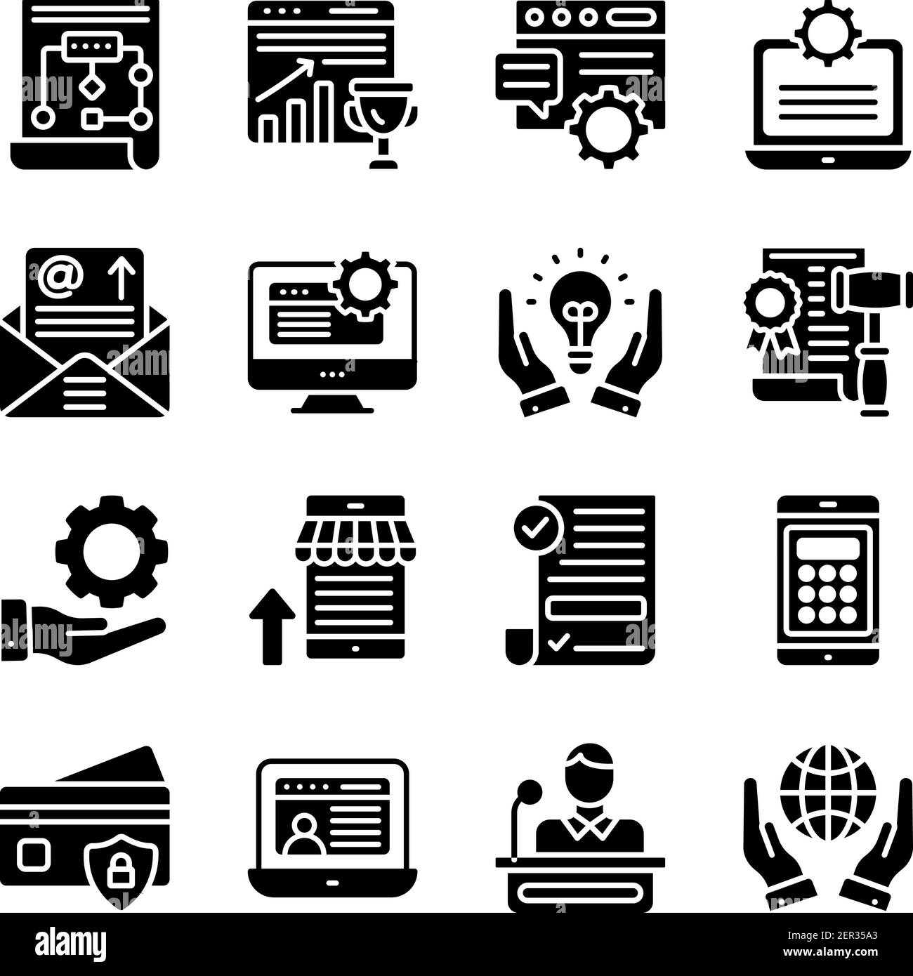 Online sitemap Stock Vector Images Alamy