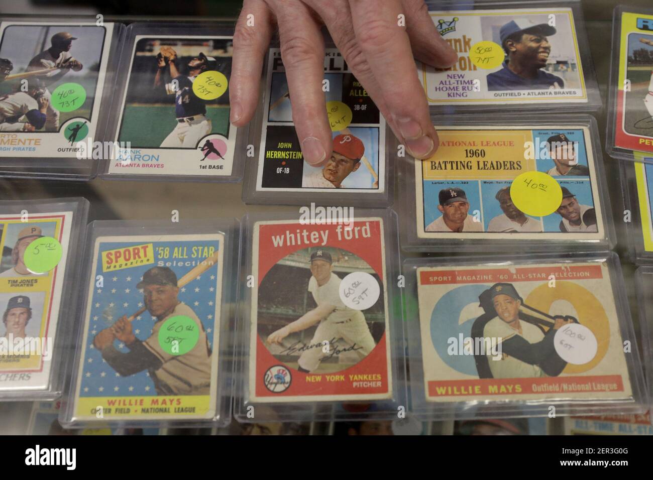 Older rare baseball legend cards sold at Elite Sports Cards and Comics
