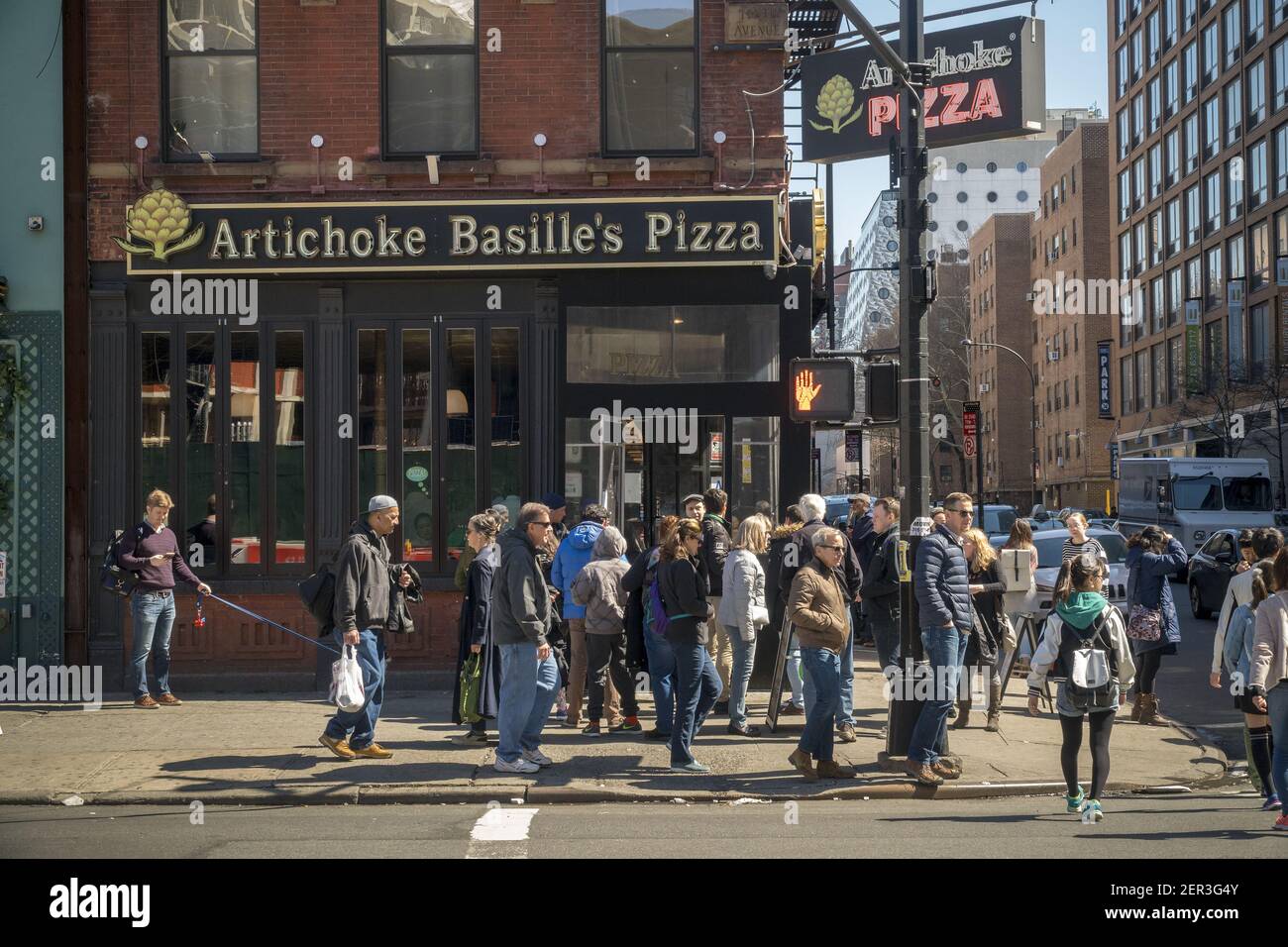 The Chelsea location of the popular Artichoke Basille's Pizza in New