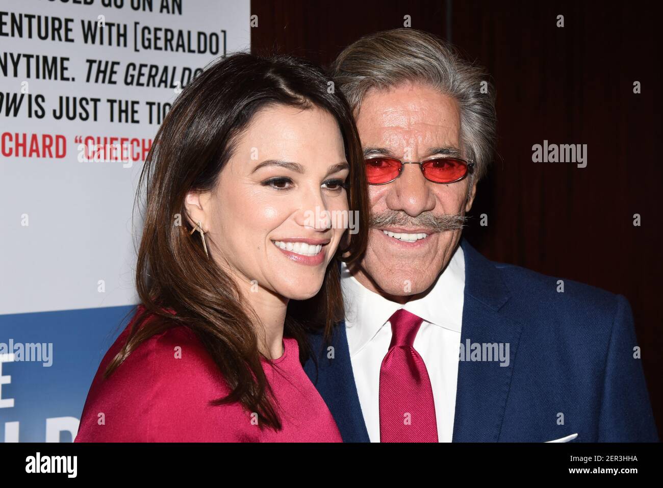 Erica Michelle Levy (wife) and Geraldo Rivera attend Geraldo Rivera