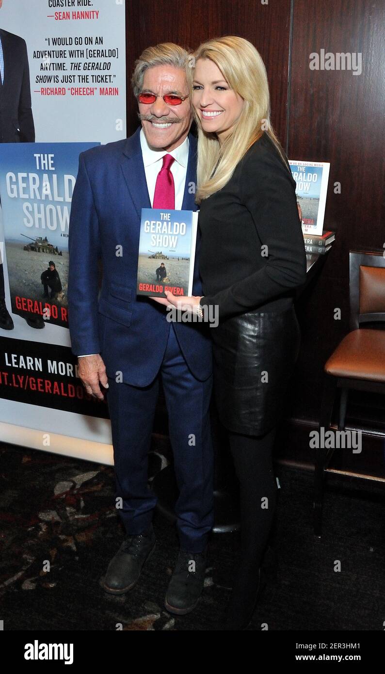 LR Fox News journalists Geraldo Rivera and Ainsley Earhardt attend