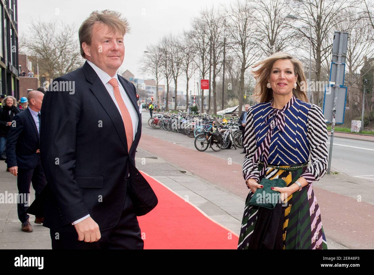 King Willem Alexander and Queen Maxima during the annual Koningsdag ...