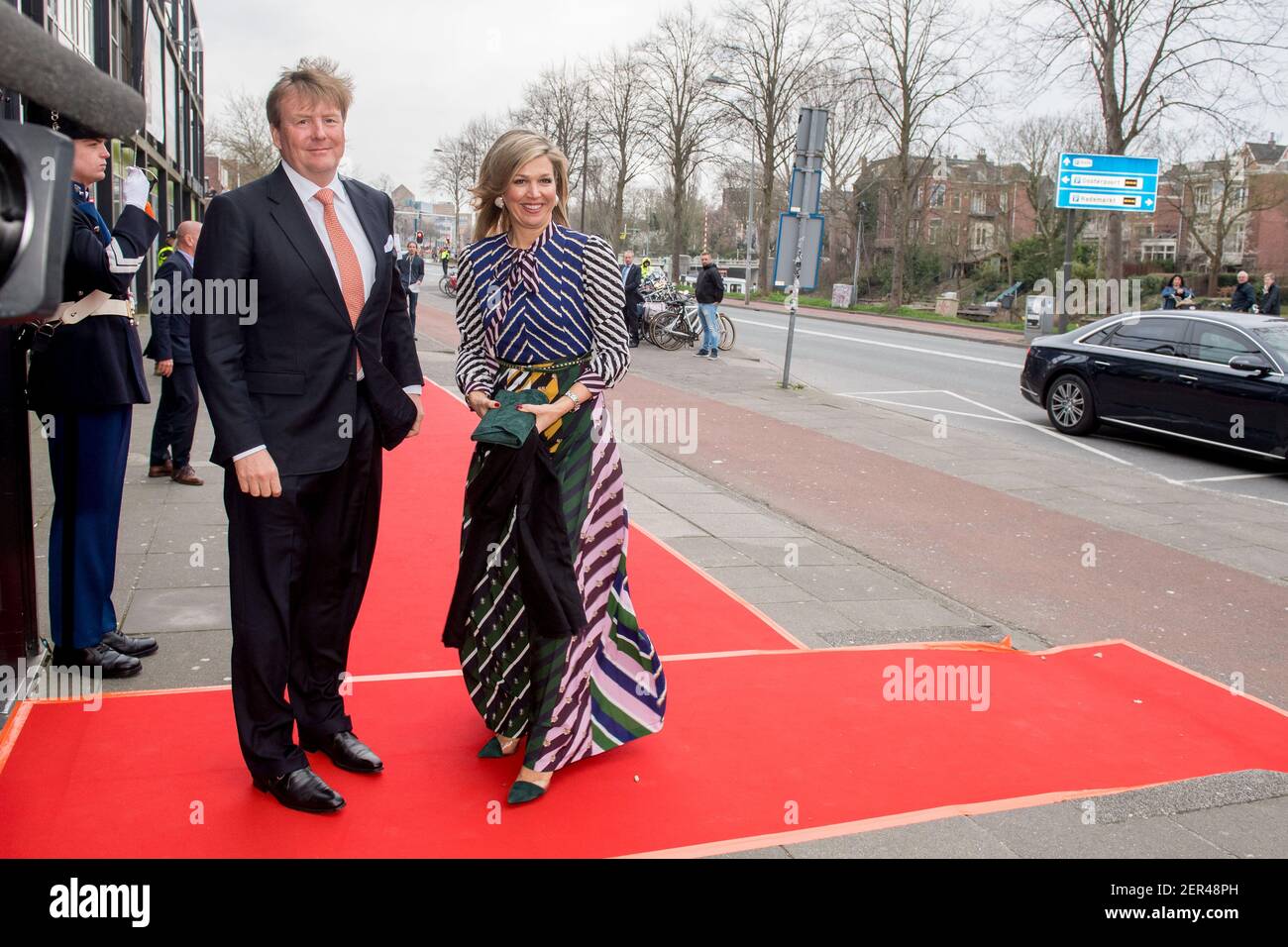 King Willem Alexander and Queen Maxima during the annual Koningsdag ...